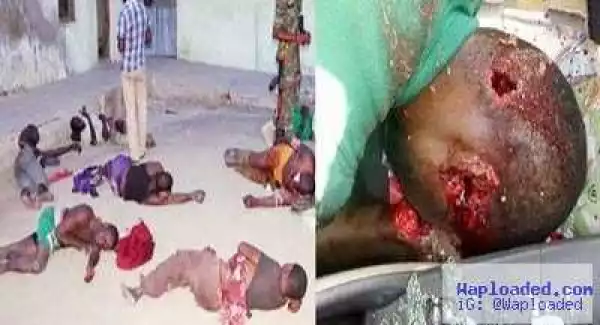 Graphic Photos of Nine People Killed During a Cult War in Owerri, Imo State
